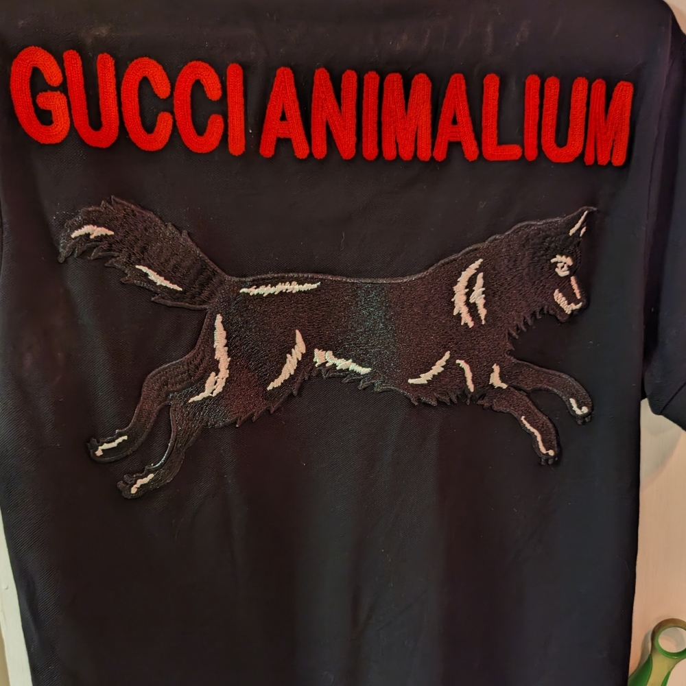 GUCCI MEN'S POLO SHIRT MEDIUM